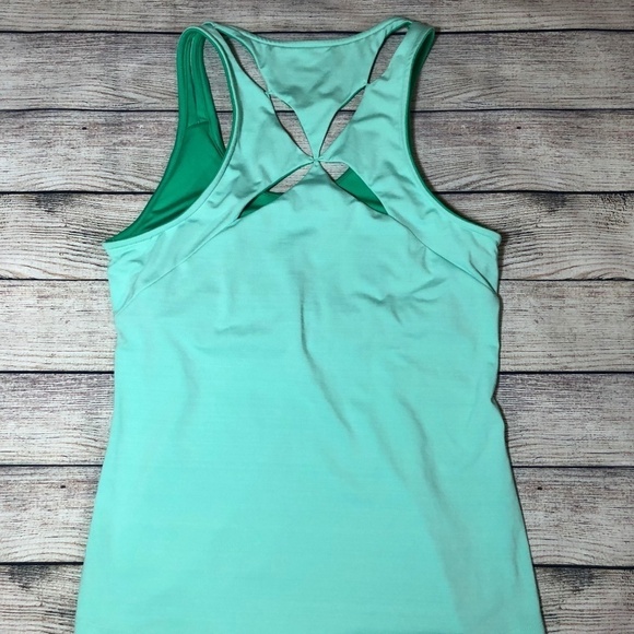 ASICS Green Fitted Tank Top Size M - Picture 4 of 5